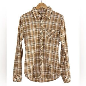 True Religion | Y2K vintage plaid western button down shirt size medium